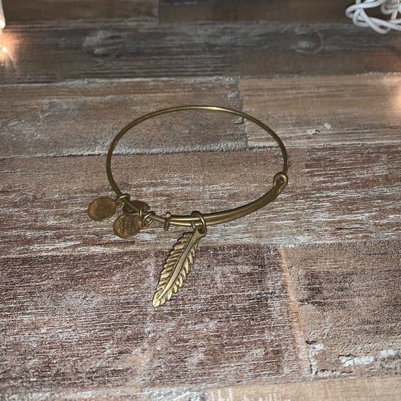 Alex and Ani feather bracelet - Picture 1 of 2